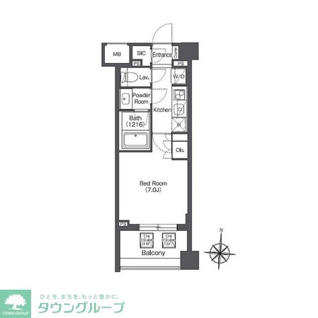 ORSUS HONJOAZUMABASHIの物件間取画像